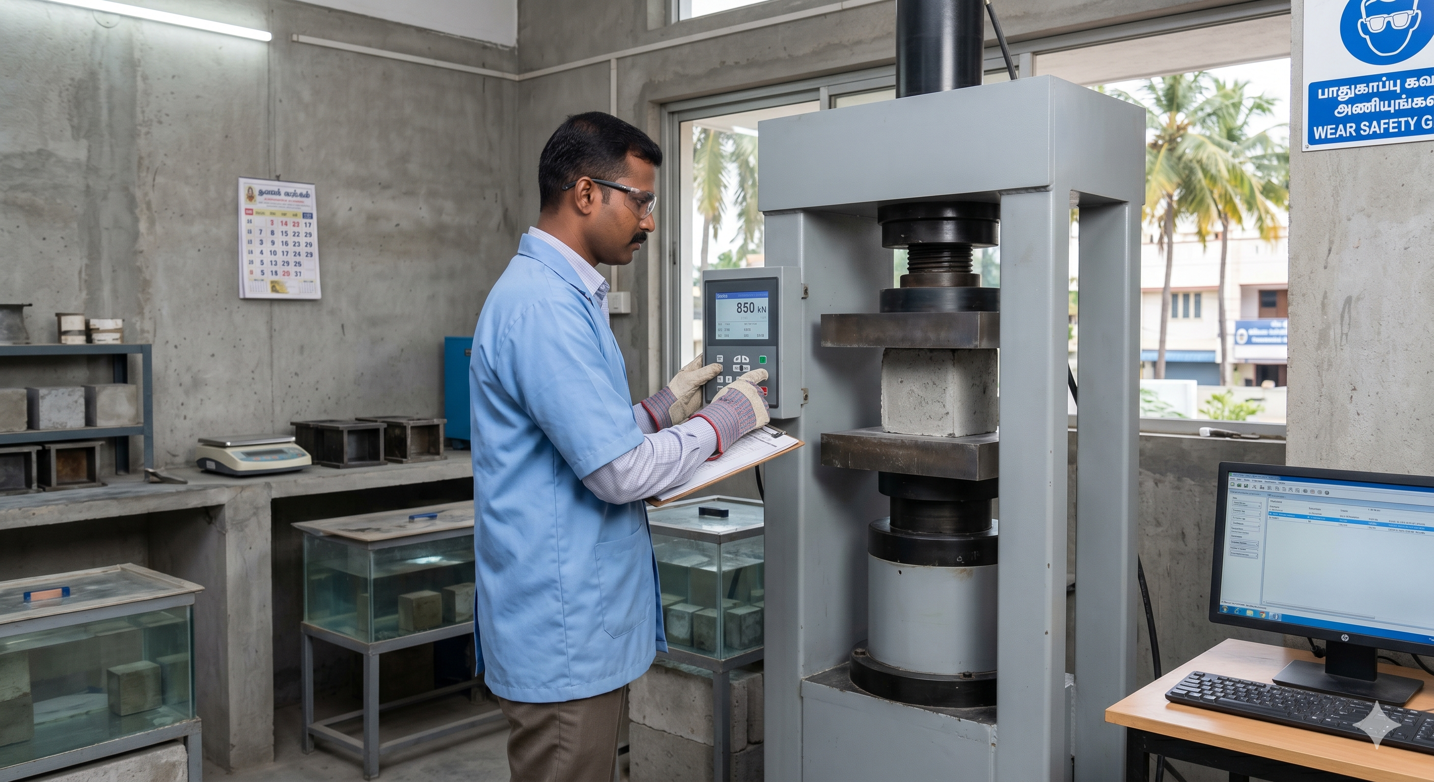 Cube Compression Testing Machines